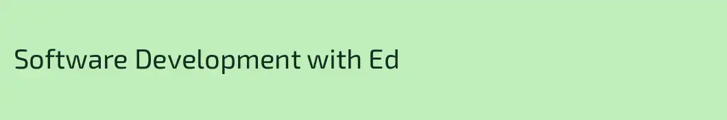 Software Development with Ed